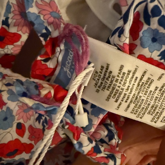 Jacadi baby dress in liberty fabric 18months - Picture 9 of 10